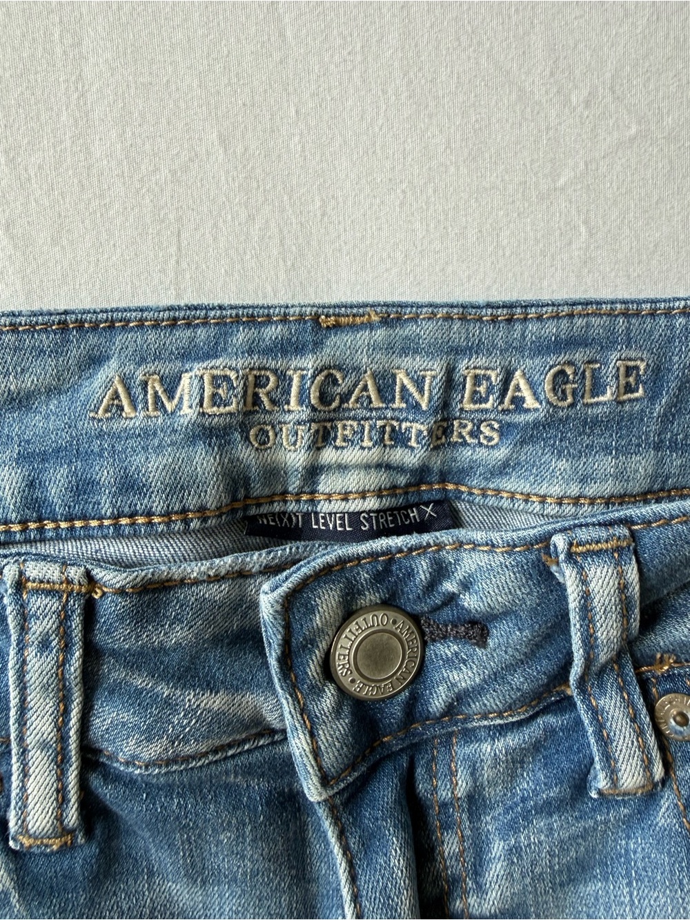 American Eagle Outfitters NEXT LEVEL Stretch Midi Shorts - Picture 4 of 11